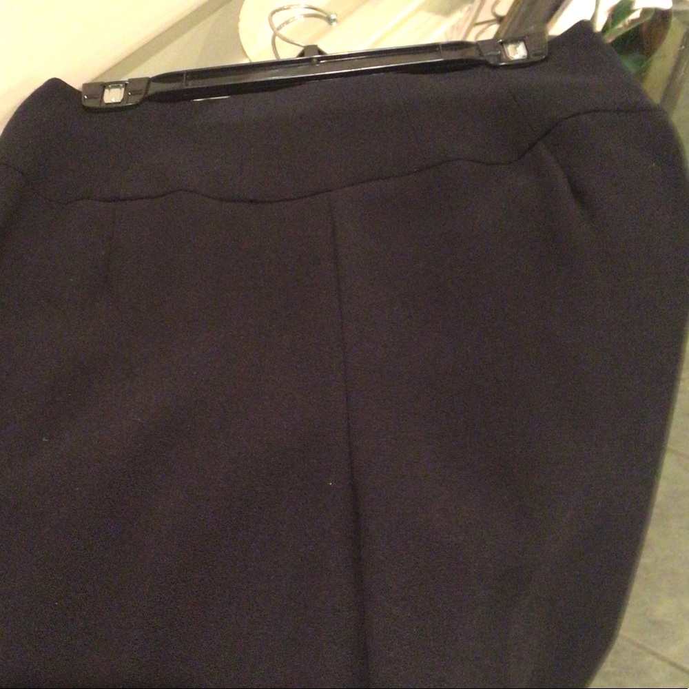 ⬇️NWOT Blk high waist wideleg pants ideal for tall - Picture 10 of 10